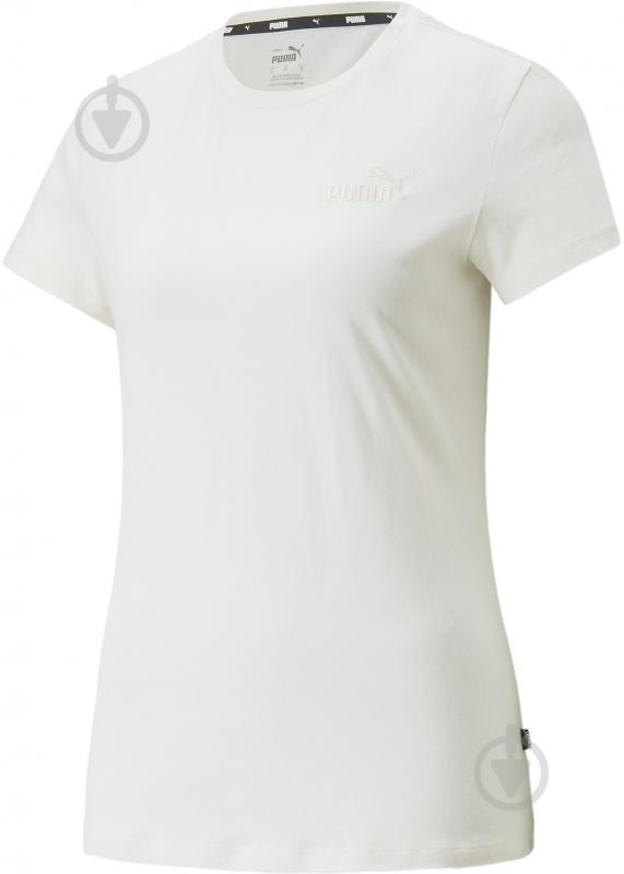 Футболка Puma ESS+ EMBROIDERY TEE 84833199 р.2XS белый - фото 4