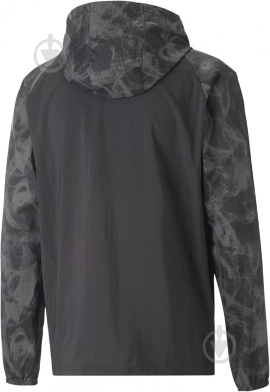 Вітрівка чоловіча демісезонна Puma RUN FAVORITE AOP WOVEN JACKET 52338901 р.XL чорна - фото 2