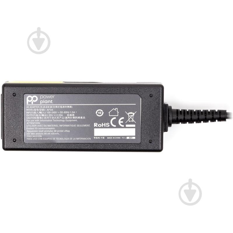 Блок живлення PowerPlant LENOVO 220V, 20V 45W 2.25A (USB) - фото 2