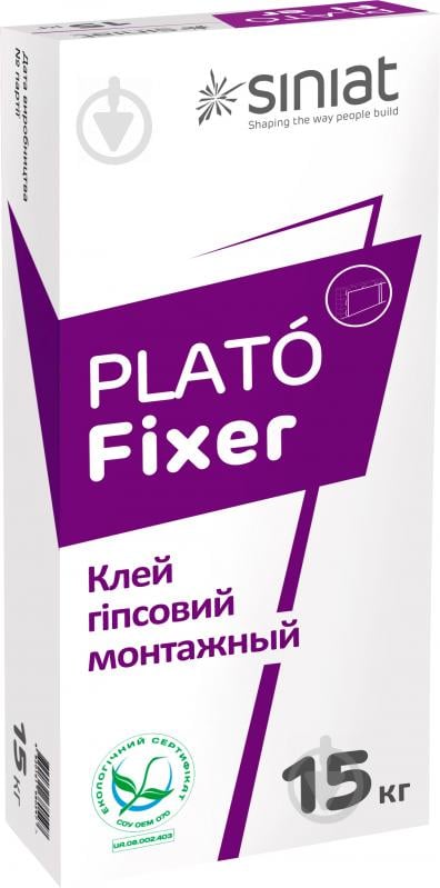 Клей для гіпсокартону Plato Fixer 15кг - фото 1