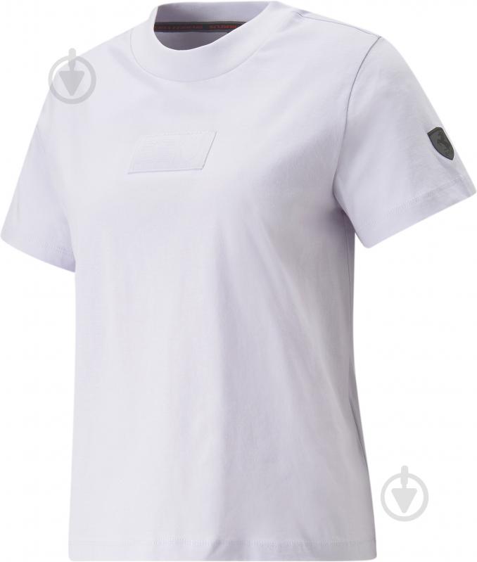 Футболка Puma FERRARI STYLE TEE WOMEN 53578217 р.S фиолетовый - фото 1