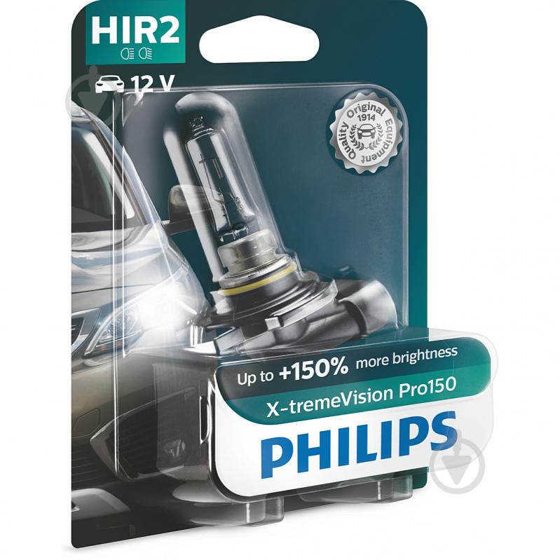 Автолампа галогенна Philips X-tremeVision Pro150 HIR2 55 Вт 1 шт.(PS9012XVPB1) - фото 2