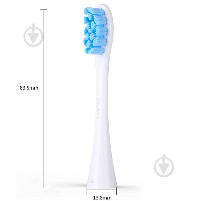 Змінні насадки для зубної щітки Oclean P1S1 Toothbrush Head Sky Blue 2 шт - фото 2