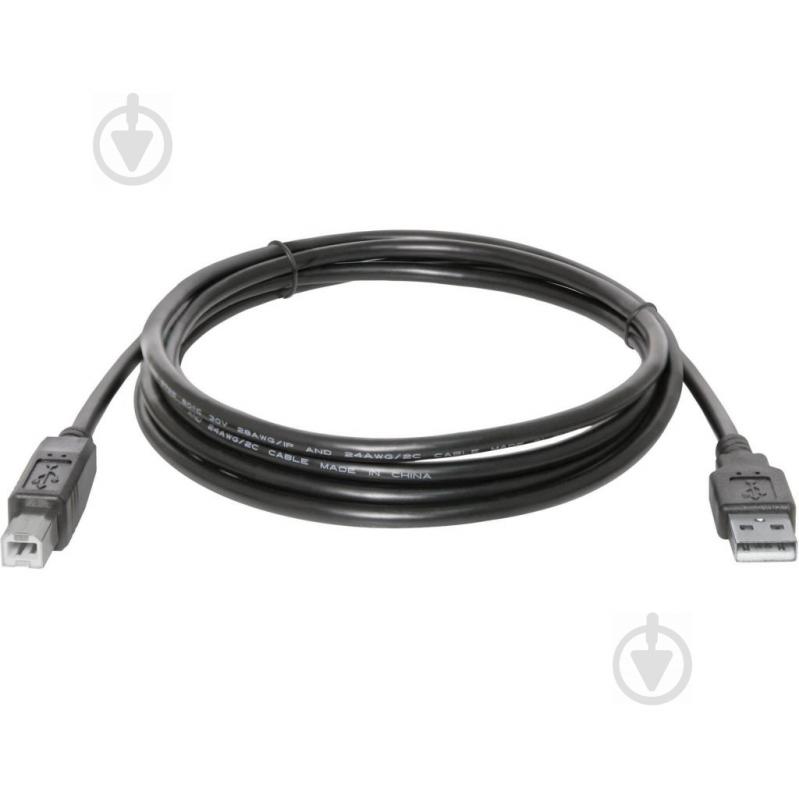 Кабель Defender USB Am – USB Bm 1,8 м черный (83763) - фото 2