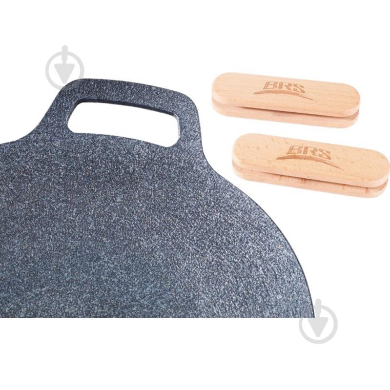 Сковорода BRS ø300 мм 40 мм -садж с ручками BRS-P27B - фото 4 Сковорода BRS ø300 мм 40 мм -садж с ручками BRS-P27B - фото 4