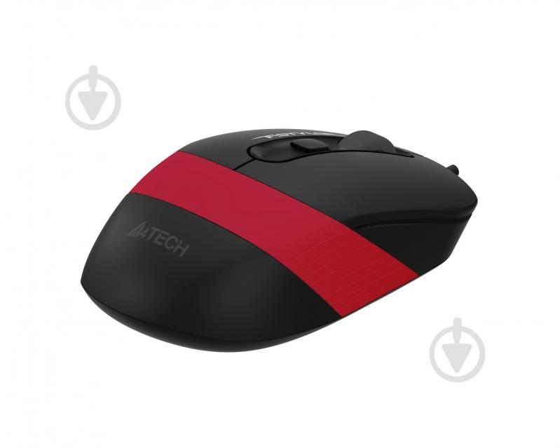 Мишка A4Tech безшумна Fstyler FM10S (Red) - фото 5