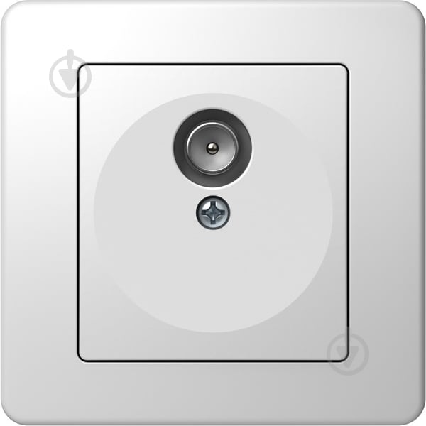 Розетка TV TEM Ekonomik TVR 0dB белый KE10PWXO-U - фото 1