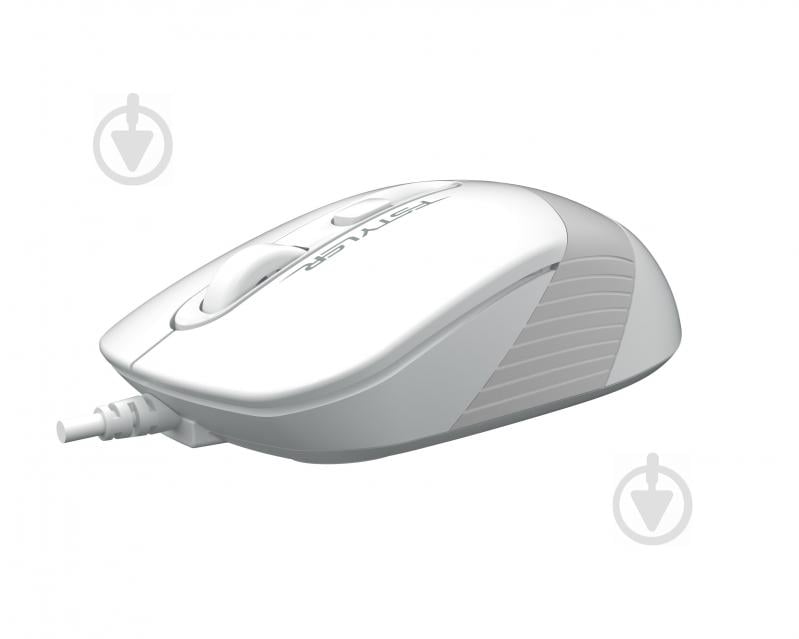 Мышка A4Tech бесшумная Fstyler FM10S (White) - фото 4