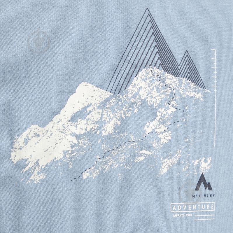 Футболка McKinley Ellis II B 430808-605 р.140 синій - фото 3 Футболка McKinley Ellis II B 430808-605 р.140 синій - фото 3