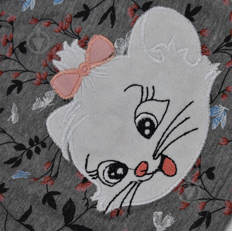 Платье Deco р.98 серый 19677 - фото 4 Платье Deco р.98 серый 19677 - фото 4