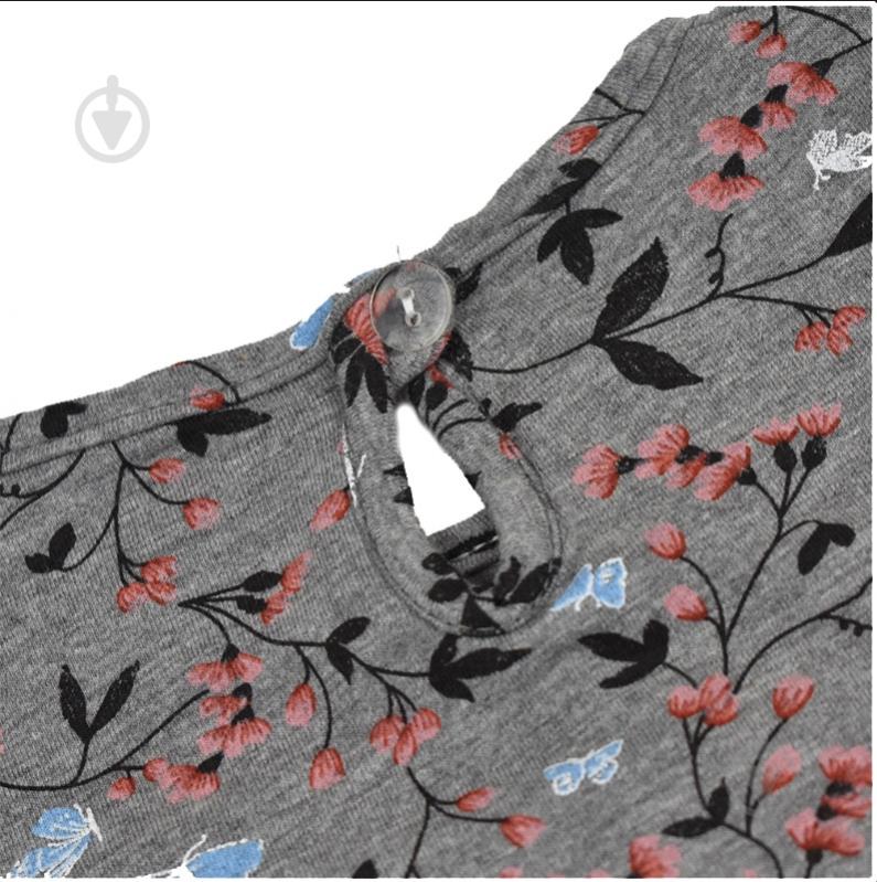 Платье Deco р.98 серый 19677 - фото 3 Платье Deco р.98 серый 19677 - фото 3