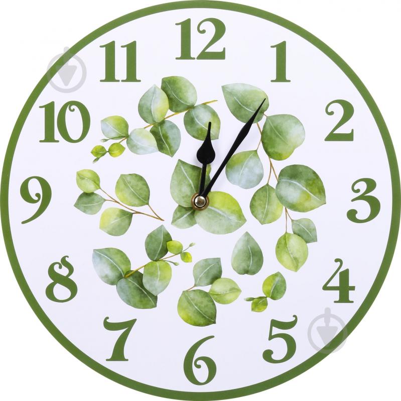 Часы настенные Листья 1 - фото 1