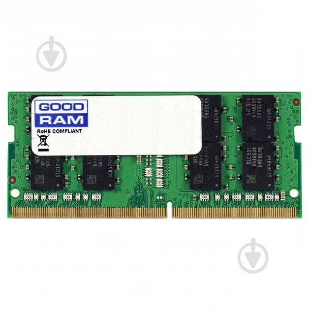 Оперативна пам'ять Goodram SODIMM DDR4 8 GB (1x8GB) 2400 MHz (GR2400S464L17S/8G) - фото 1