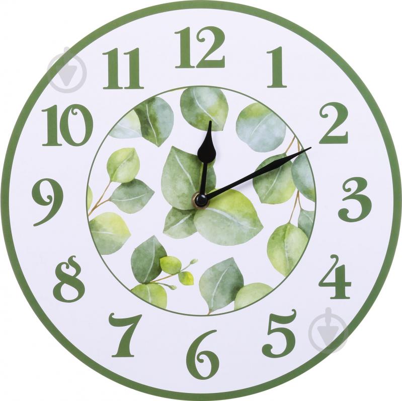 Часы настенные Листья 2 - фото 1