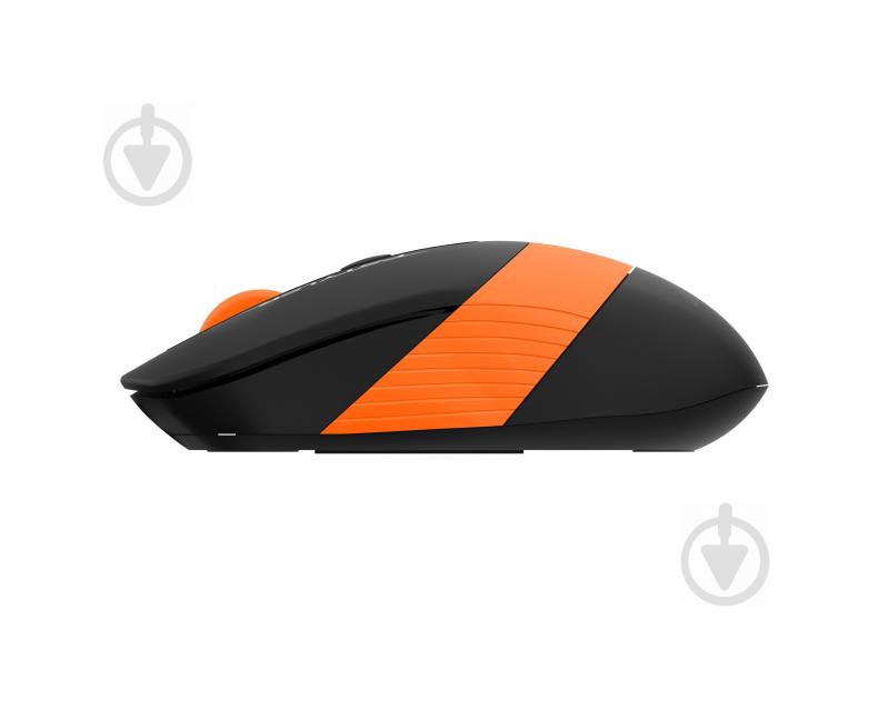 Мышка A4Tech бесшумная Fstyler FG10S (Orange) orange - фото 3