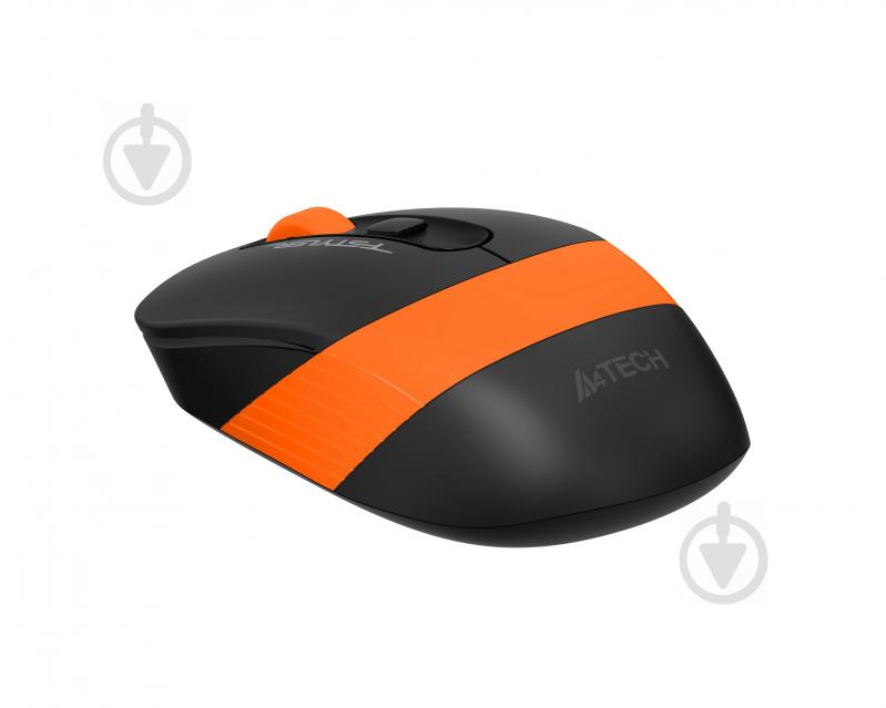 Мышка A4Tech бесшумная Fstyler FG10S (Orange) orange - фото 5