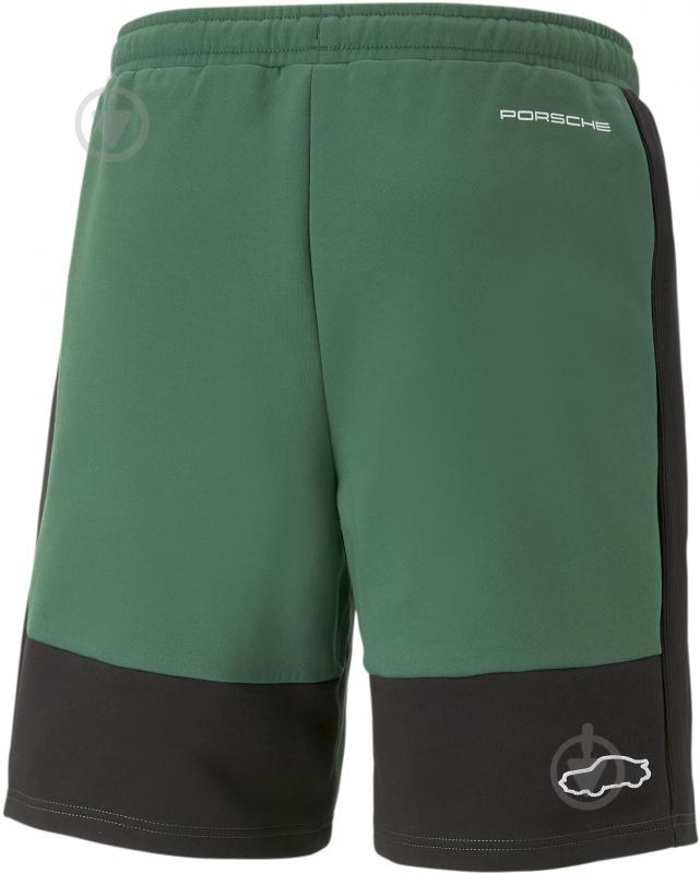 Шорты Puma PL SWEAT SHORTS 53823808 р. L зеленый - фото 2