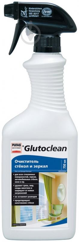 Засіб миючий для скла та дзеркал Glutoclean 0,75л - фото 1