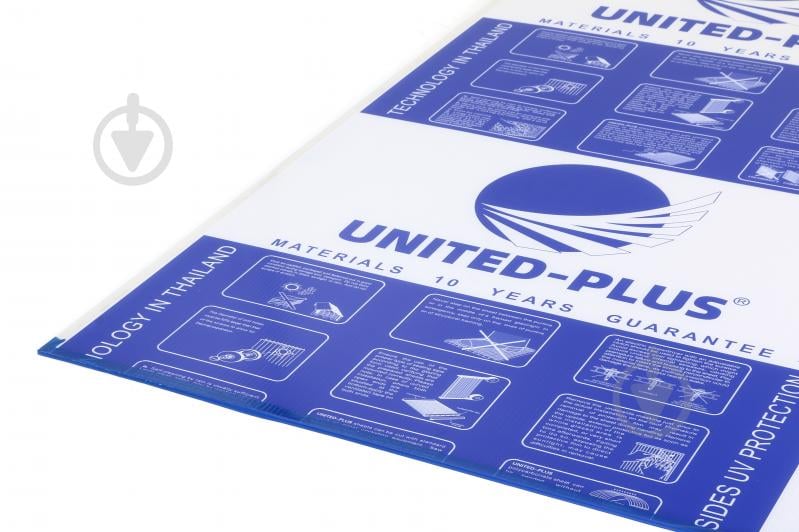 Поликарбонатный лист UNITED-PLUS® 6 мм 2000х1050 мм прозрачный - фото 3