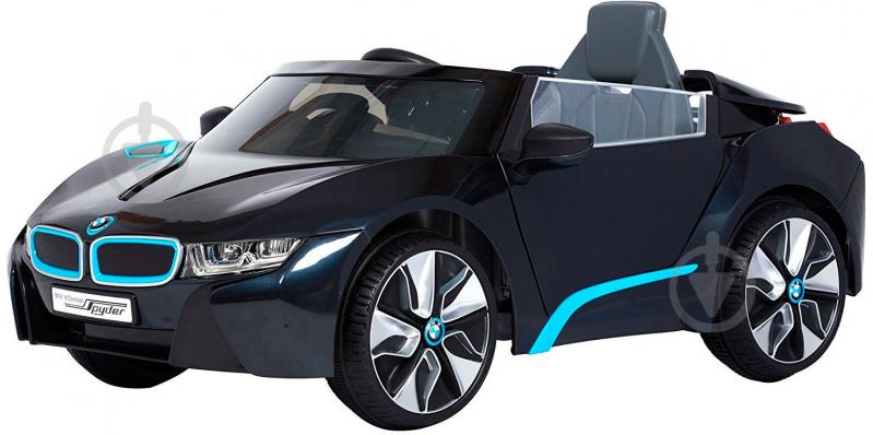 Электромобиль Rollplay BMW i8 Spyder RC черный 32242 - фото 1