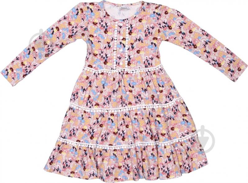 Платье Deco р.128 розовый с рисунком 19749 - фото 1