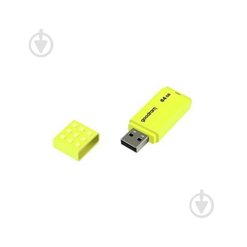 Флеш-пам'ять USB Goodram 64 ГБ USB 2.0 yellow (UME2-0640Y0R11) - фото 2