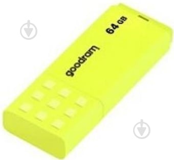 Флеш-пам'ять USB Goodram 64 ГБ USB 2.0 yellow (UME2-0640Y0R11) - фото 1