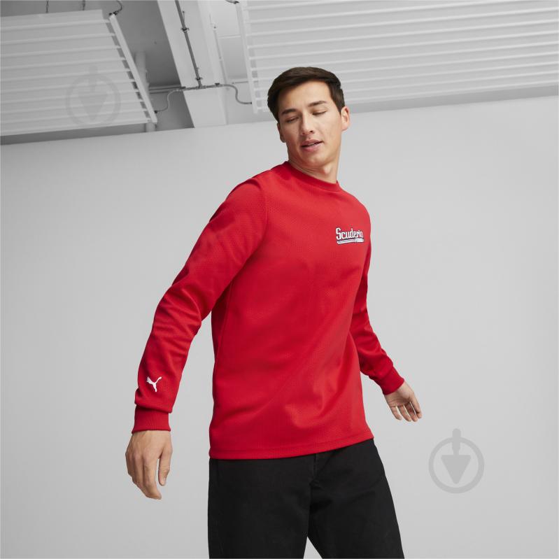 Світшот Puma FERRARI RACE GRAPHIC CREW 53817002 р. XL червоний - фото 4