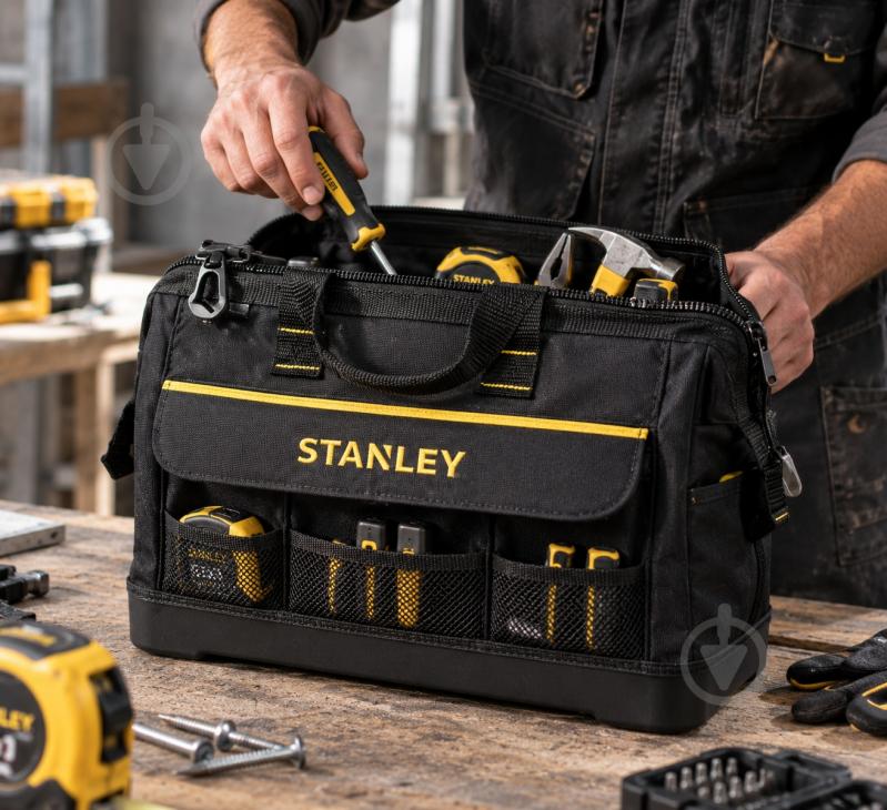 Сумка для инструментов для ручного инструмента Stanley Open Mouth 16" 1-96-183 - фото 7