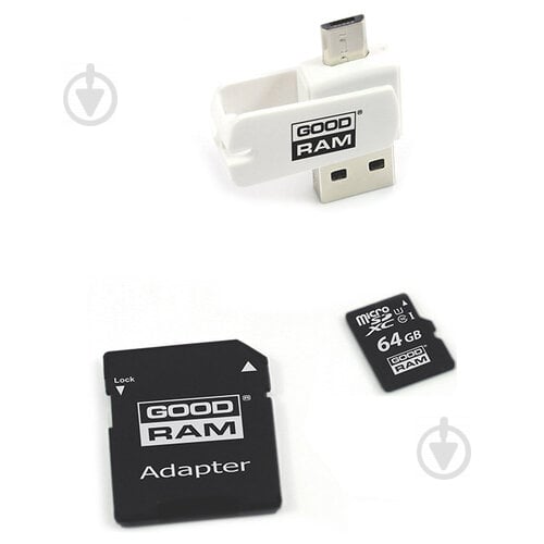 Карта пам'яті Goodram microSDHC 64 ГБ UHS-I (M1A4-0640R12) - фото 3