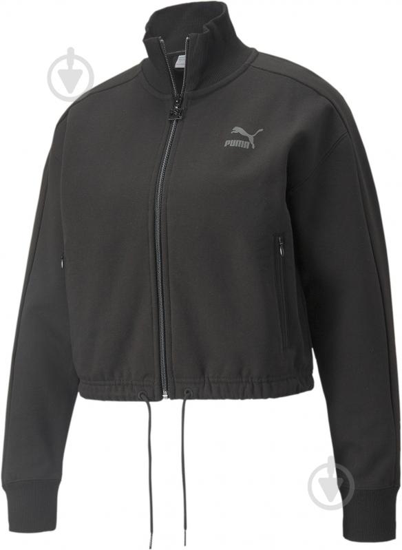 Джемпер Puma RE:T7 Crop Track Jacket 53457601 р. S черный - фото 4