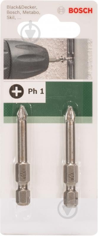 Бита Bosch PH1x49 мм 2 шт. - фото 2
