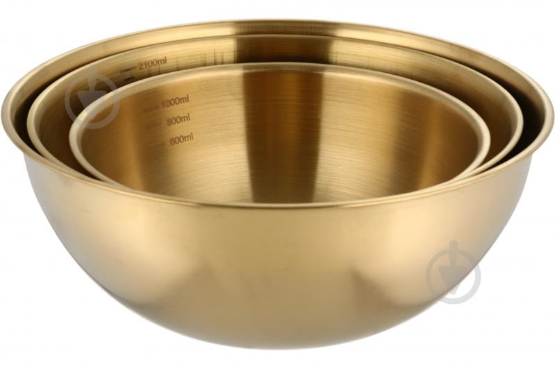 Миска Flamberg Premium d.18 см 1,2 л золотой - фото 6 Миска Flamberg Premium d.18 см 1,2 л золотой - фото 6