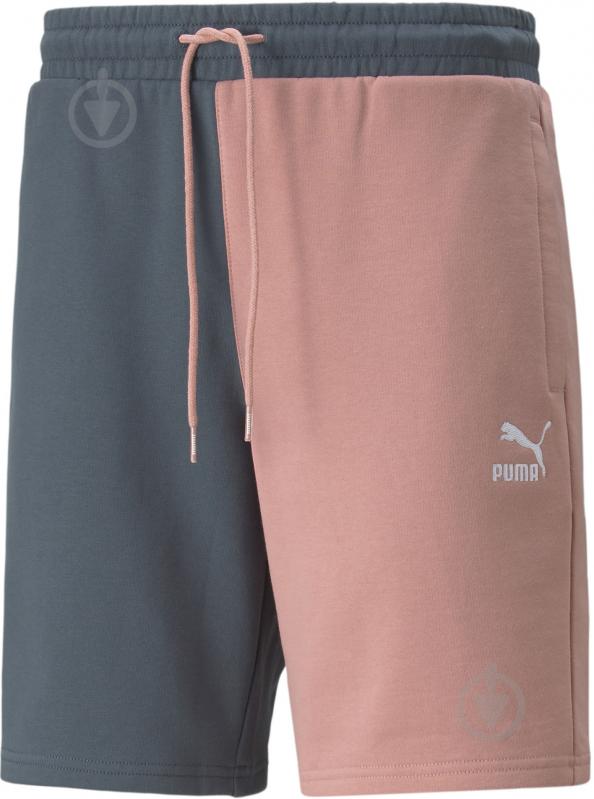 Шорты Puma Classics Block Shorts 53460442 р. M серый - фото 4