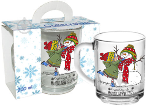 Чашка Green Tea Зимова 200 мл Galleryglass - фото 1