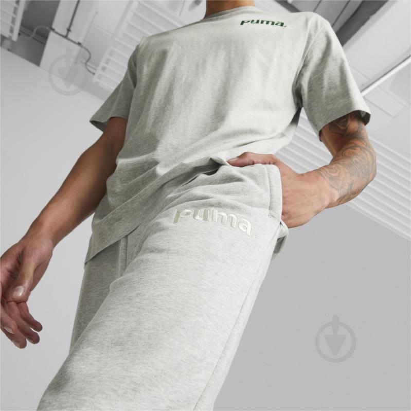 Штани Puma TEAM SWEATPANTS TR 53826104 р. M сірий - фото 4