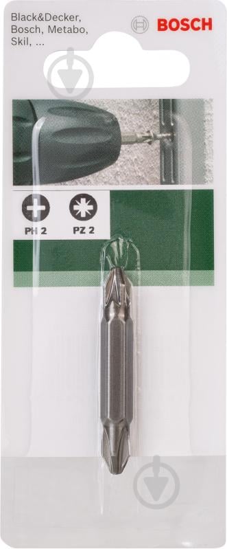 Бита Bosch PH2/PZ2 x 45 мм 1 шт. - фото 2 Бита Bosch PH2/PZ2 x 45 мм 1 шт. - фото 2
