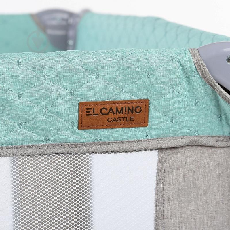 Манеж детский El Camino ME 1097 Mint Gray - фото 2
