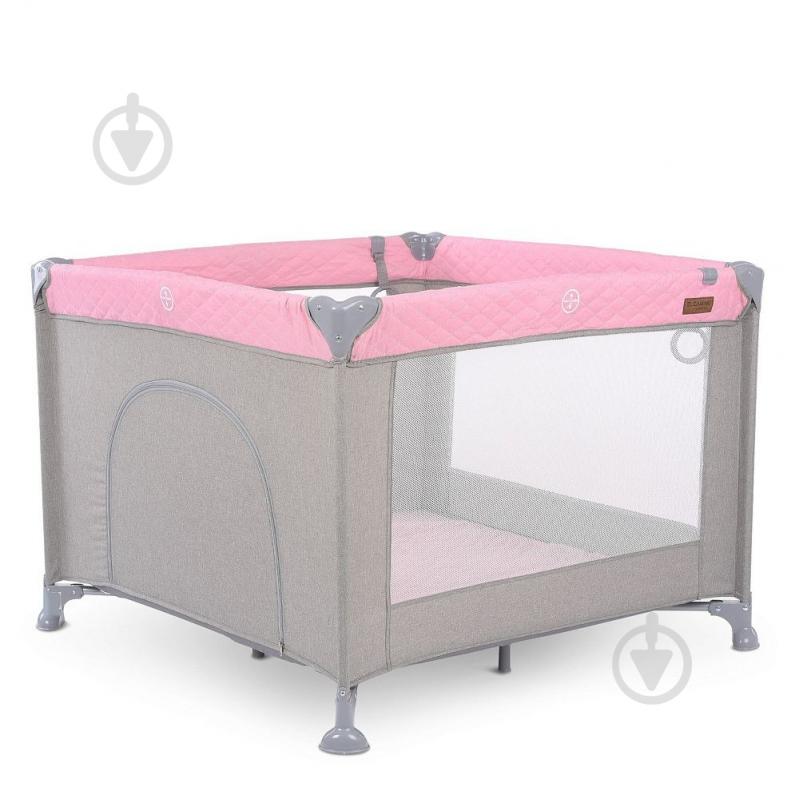 Манеж детский El Camino ME 1097 Pink Gray - фото 1