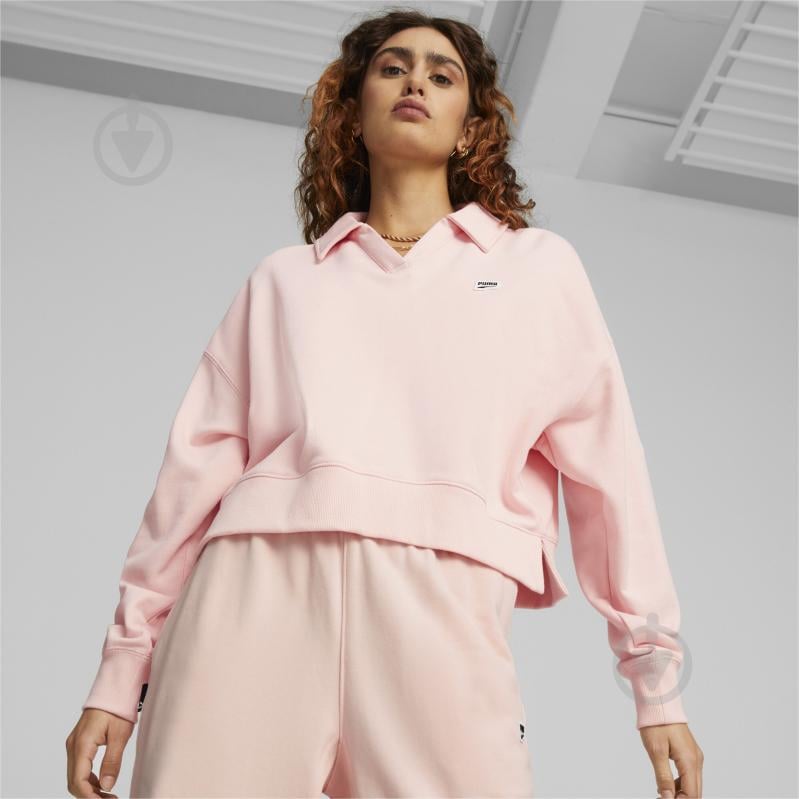 Поло Puma DOWNTOWN OVERSIZED POLO TR 53837166 р.XS оранжевый - фото 3