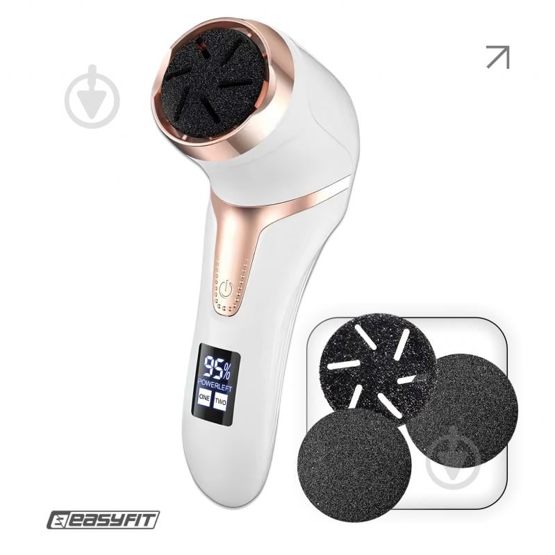 Пилка електрична для педикюру EasyFit V-Pro — вакуумна з LCD-дисплеєм - фото 2