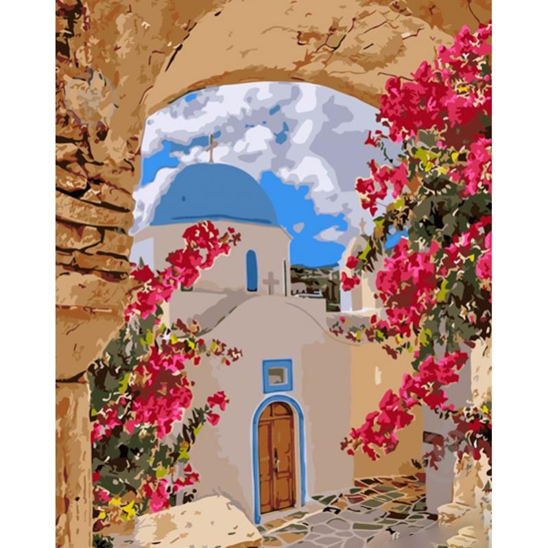 Набір для розпису за номерами Strateg Пейзаж 30х40 см - фото 1 Набір для розпису за номерами Strateg Пейзаж 30х40 см - фото 1