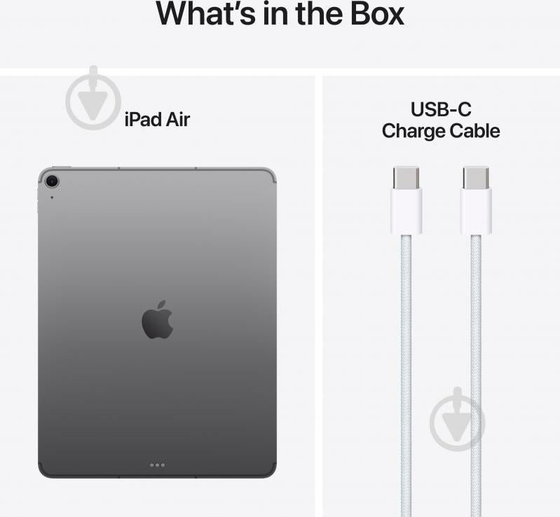 Планшет Apple iPad Air 2025 13" 8/128GB Wi-Fi + Cellular space grey (MCJ14TY/A) - фото 10