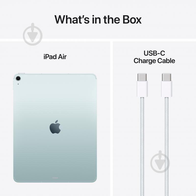 Планшет Apple iPad Air 2025 13" 8/128GB Wi-Fi + Cellular blue (MCJ24TY/A) - фото 10 Планшет Apple iPad Air 2025 13" 8/128GB Wi-Fi + Cellular blue (MCJ24TY/A) - фото 10