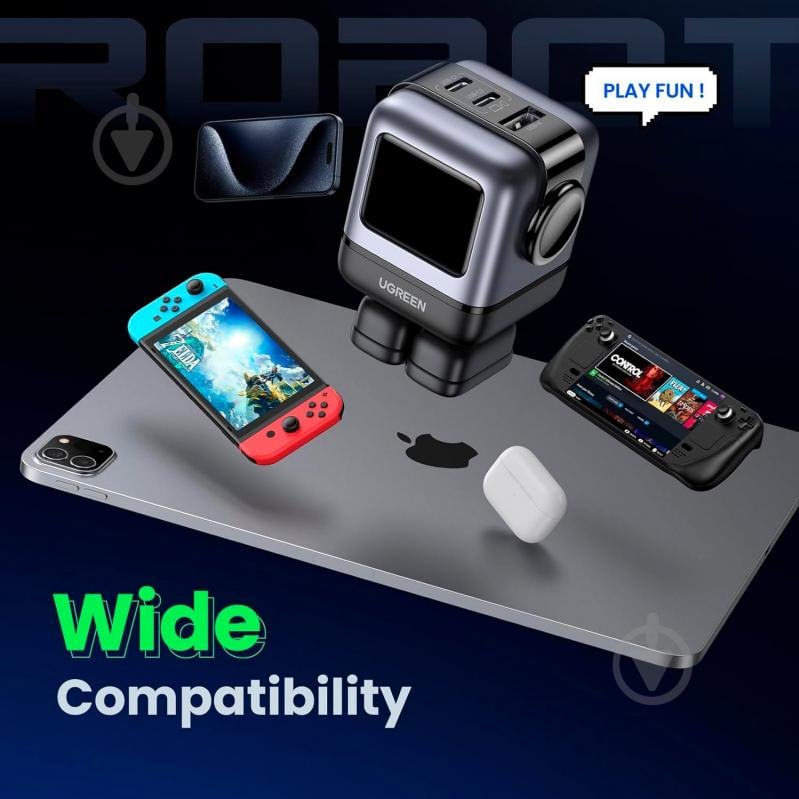 Зарядний пристрій UGREEN 25685B - фото 6 Зарядний пристрій UGREEN 25685B - фото 6