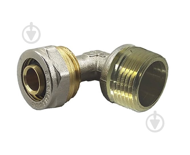 Кут обтискний зовнішня Water House WING 16 мм 1/2" зовн. STA нікель МП - фото 1 Кут обтискний зовнішня Water House WING 16 мм 1/2" зовн. STA нікель МП - фото 1