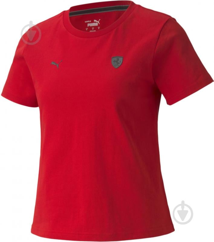 Футболка Puma Ferrari Style Wmn Shield Tee 59989212 р.XS красный - фото 4