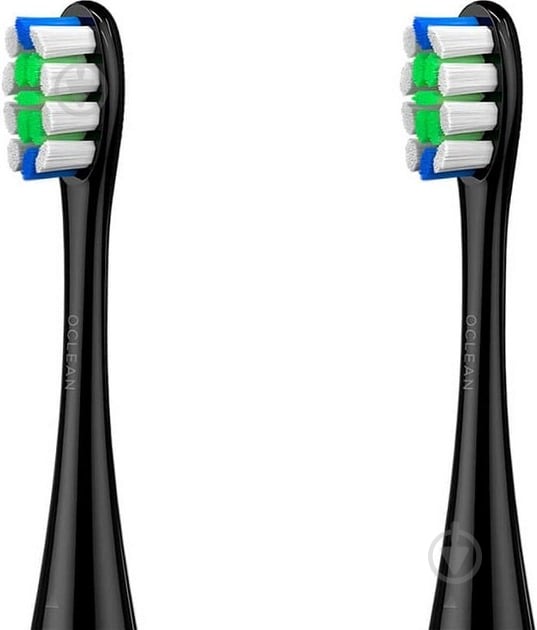 Насадки для електричної зубної щітки Oclean P1C5 B02 Professional Clean Brush Head Black 2 шт - фото 1