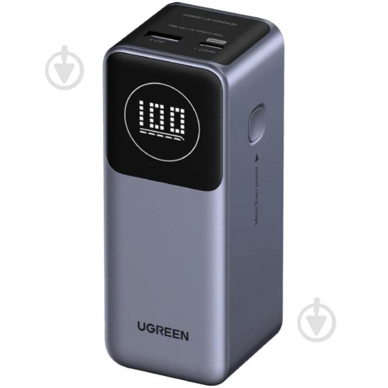 Повербанк UGREEN 12000 mAh grey (35526B) - фото 1 Повербанк UGREEN 12000 mAh grey (35526B) - фото 1