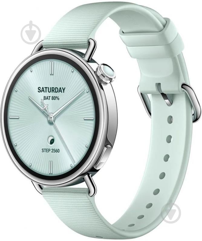 Смарт-годинник Xiaomi Watch S4 41 мм Fluororubber Strap Mint Green (1166773) (1166773) - фото 1 Смарт-годинник Xiaomi Watch S4 41 мм Fluororubber Strap Mint Green (1166773) (1166773) - фото 1